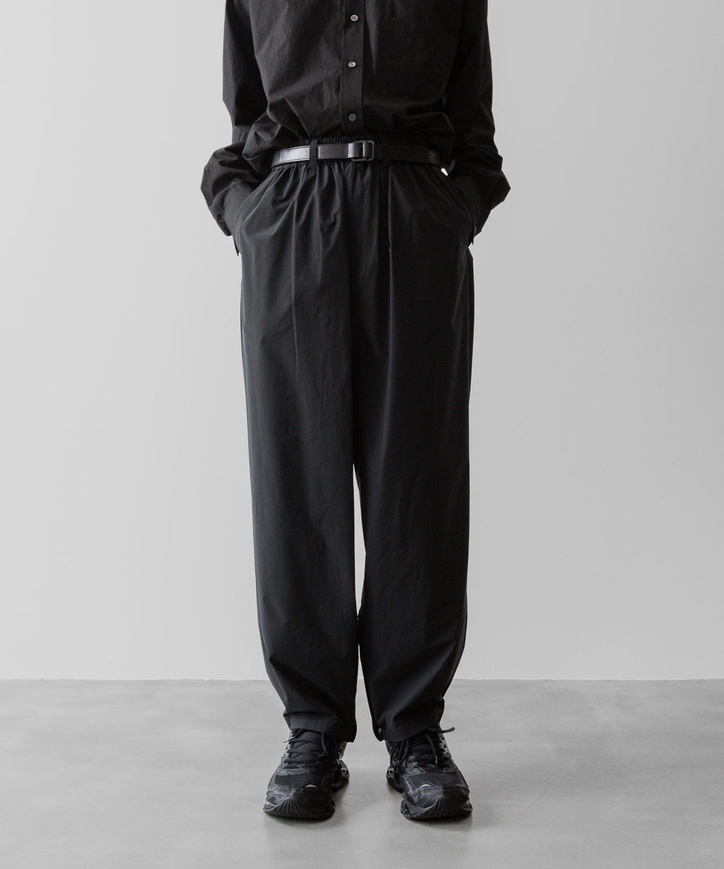 ssstein(シュタイン)の24AWコレクション WINDBREAKER EASY WIDE TROUSERS - BLACK 公式通販サイトsession福岡セレクトショップ