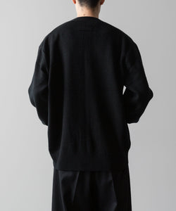 ssstein(シュタイン)の24AWコレクション EXTRA FINE WOOL KNIT CARDIGAN - BLACK 公式通販サイトsession福岡セレクトショップ