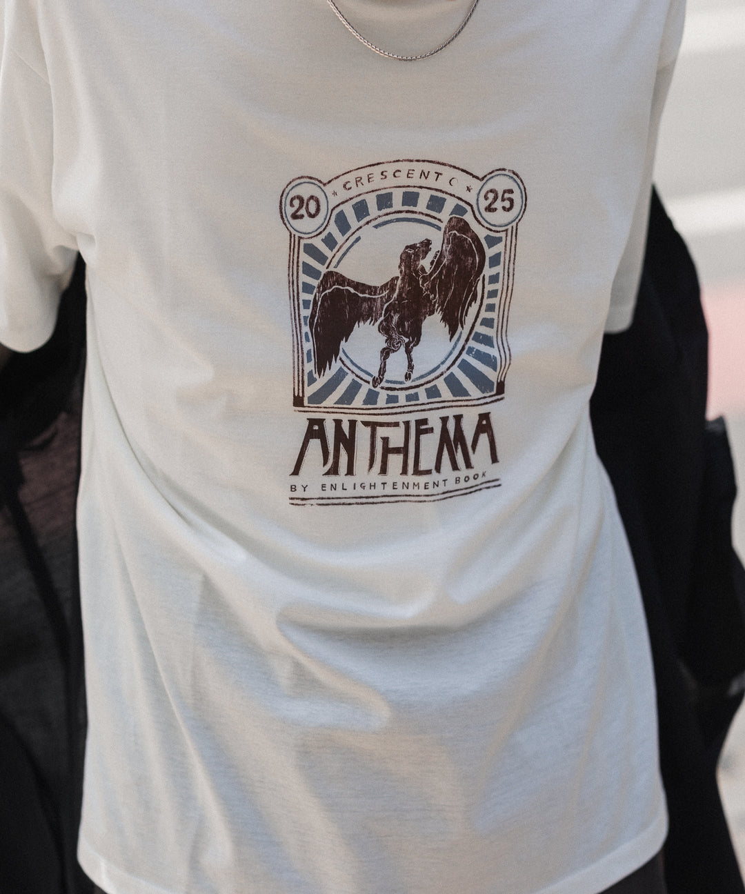 【ANTHEM A】ANTHEM A BAND T-SHIRT - OFF WHITE