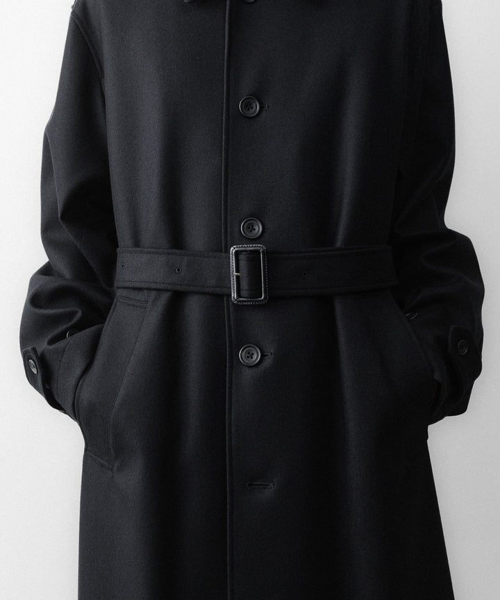 ssstein(シュタイン)のWOOL MELTON OVERSIZED INVESTIGATED COAT - BLACKの公式通販サイトsession福岡セレクトショップ