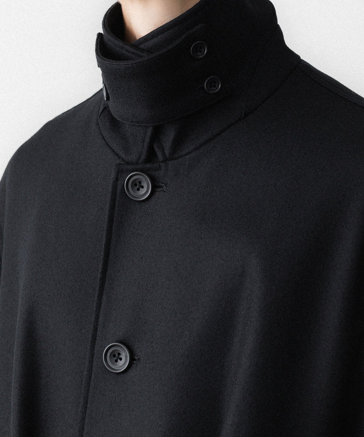 ssstein(シュタイン)のWOOL MELTON OVERSIZED INVESTIGATED COAT - BLACKの公式通販サイトsession福岡セレクトショップ
