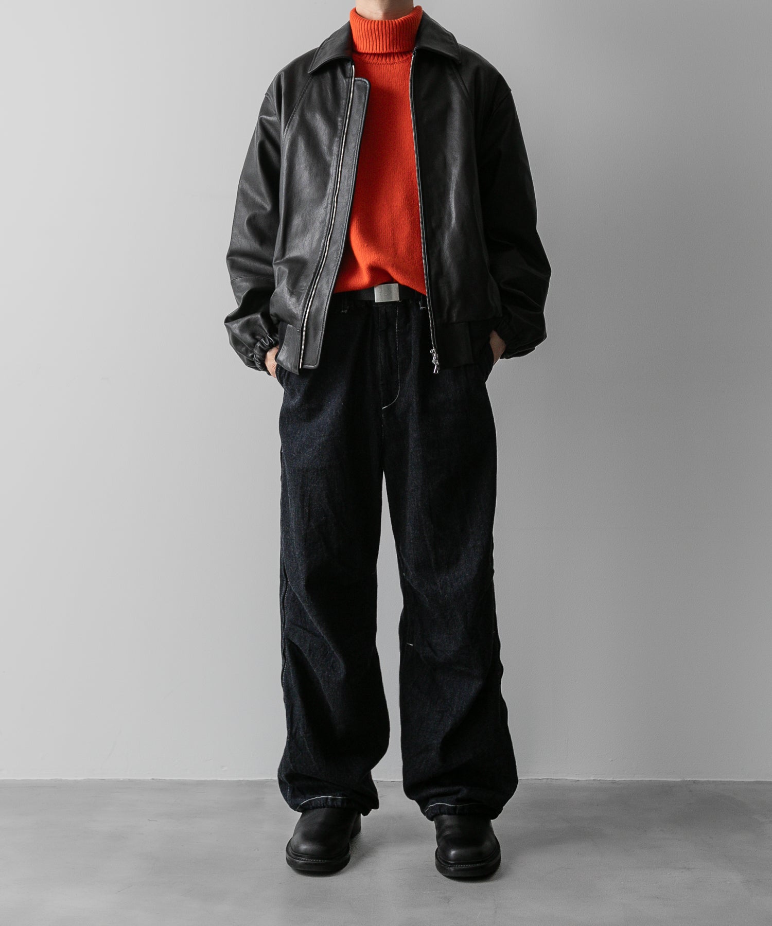 ssstein(シュタイン)の24AWコレクション ECO DENIM SIDE ZIP EASY TROUSERS  - INDIGO 公式通販サイトsession福岡セレクトショップ