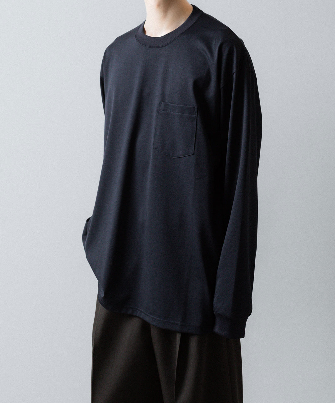 ssstein(シュタイン)のOVERSIZED LONG SLEEVE POCKET TEE - DARK NAVYの公式通販サイトsession福岡セレクトショップ