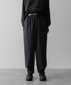 ssstein(シュタイン)の24AWコレクション WINDBREAKER EASY WIDE TROUSERS - BLACK 公式通販サイトsession福岡セレクトショップ