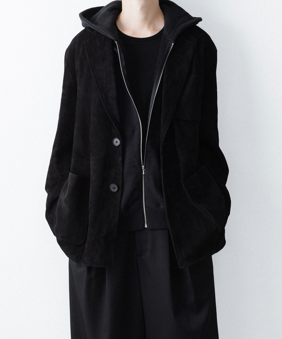 ssstein(シュタイン)のLOOPWHEEL COTTON SWEAT ZIP HOODY - BLACKの公式通販サイトsession福岡セレクトショップ