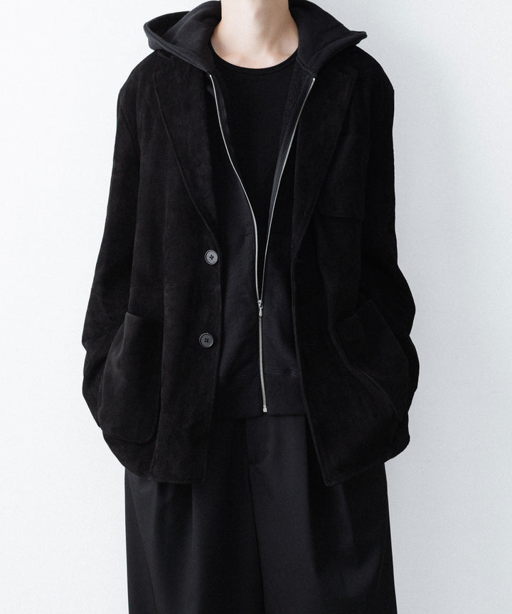 ssstein(シュタイン)のLOOPWHEEL COTTON SWEAT ZIP HOODY - BLACKの公式通販サイトsession福岡セレクトショップ