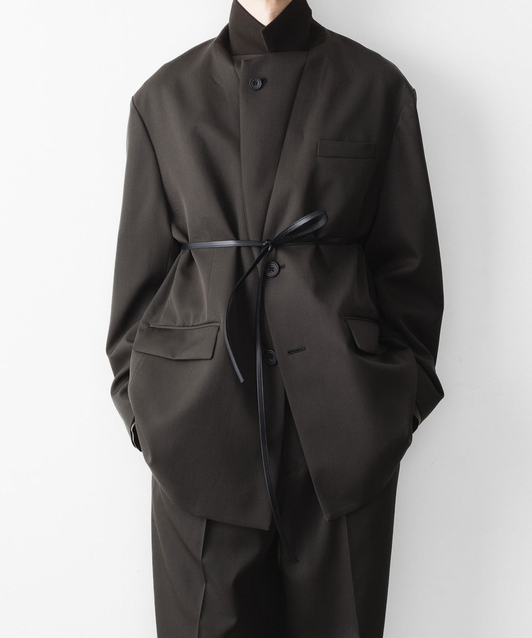 ssstein(シュタイン)のOVERSIZED SINGLE BREASTED LONG JACKET - GREY KHAKIの公式通販サイトsession福岡セレクトショップ