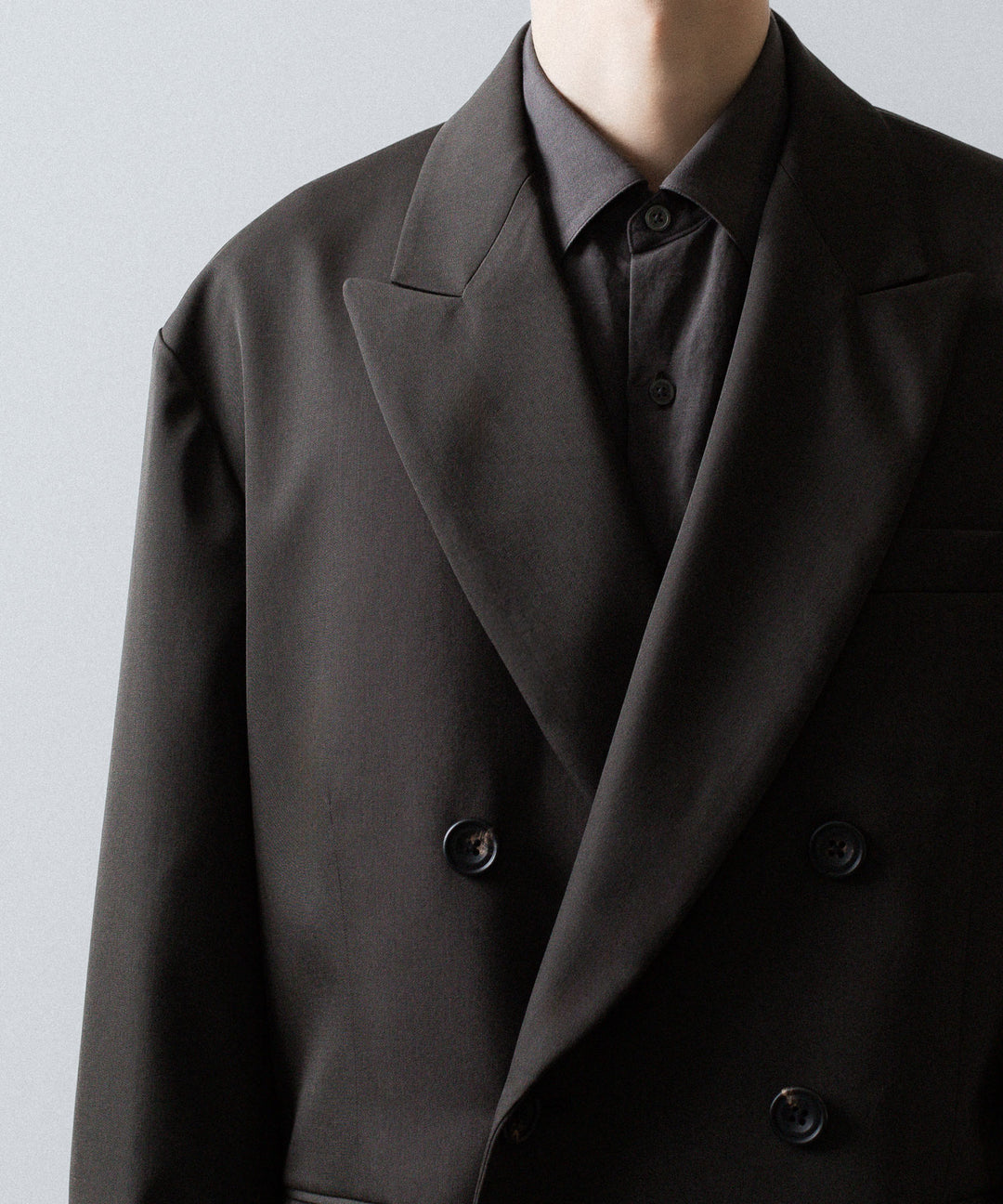 ssstein(シュタイン)のOVERSIZED DOUBLE BREASTED JACKET - GREY KHAKIの公式通販サイトsession福岡セレクトショップ