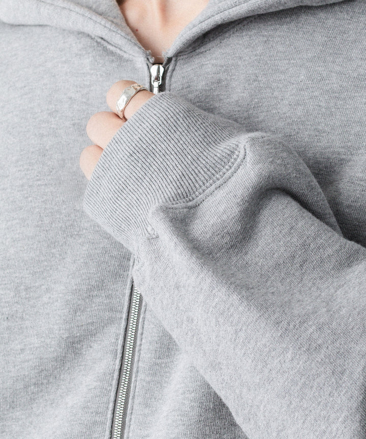 ssstein(シュタイン)のLOOPWHEEL COTTON SWEAT ZIP HOODY - GREYの公式通販サイトsession福岡セレクトショップ