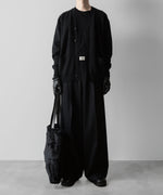 画像をギャラリービューアに読み込む, ssstein(シュタイン)の24AWコレクション EXTRA FINE WOOL KNIT CARDIGAN - BLACK 公式通販サイトsession福岡セレクトショップ
