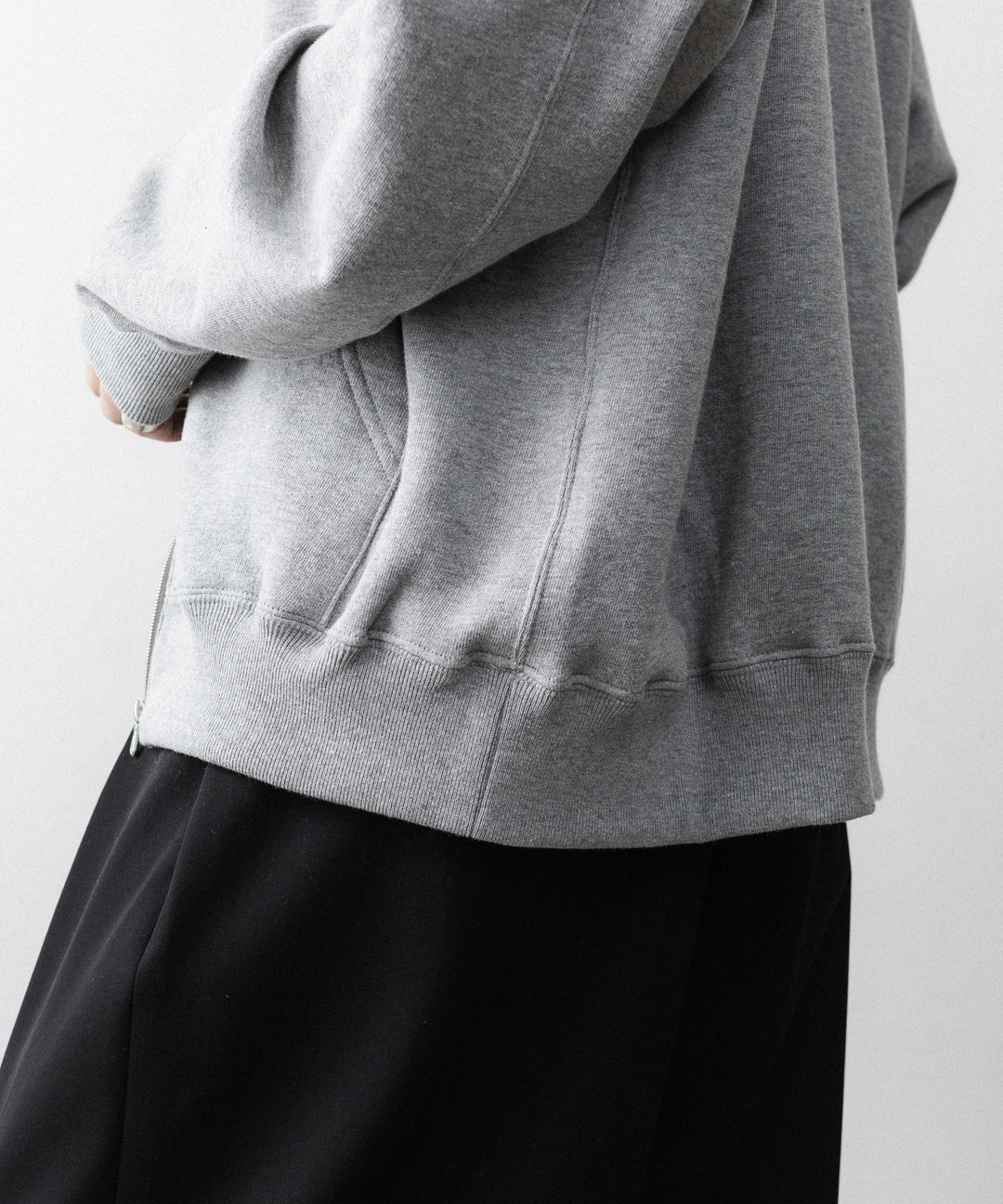 ssstein(シュタイン)のLOOPWHEEL COTTON SWEAT ZIP HOODY - GREYの公式通販サイトsession福岡セレクトショップ