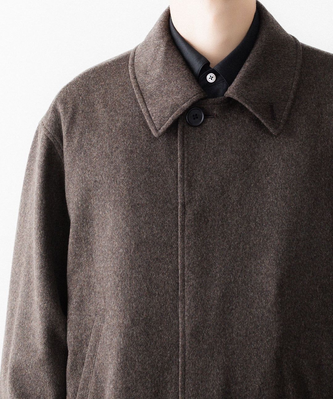 ssstein(シュタイン)のWOOL DOESKIN BUTTON FLY SHORT JACKET - GREY BROWNの公式通販サイトsession福岡セレクトショップ