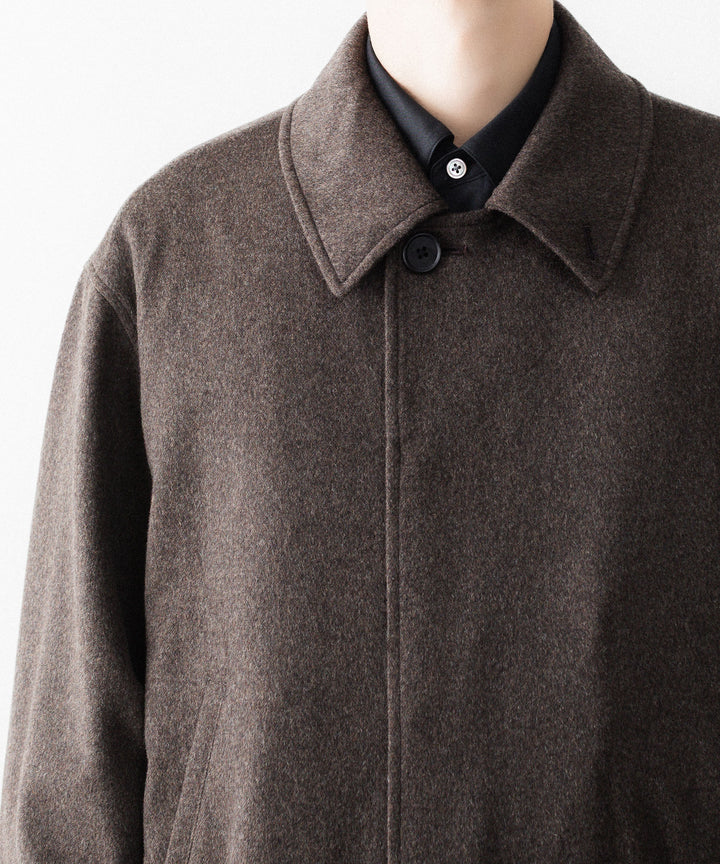 ssstein(シュタイン)のWOOL DOESKIN BUTTON FLY SHORT JACKET - GREY BROWNの公式通販サイトsession福岡セレクトショップ