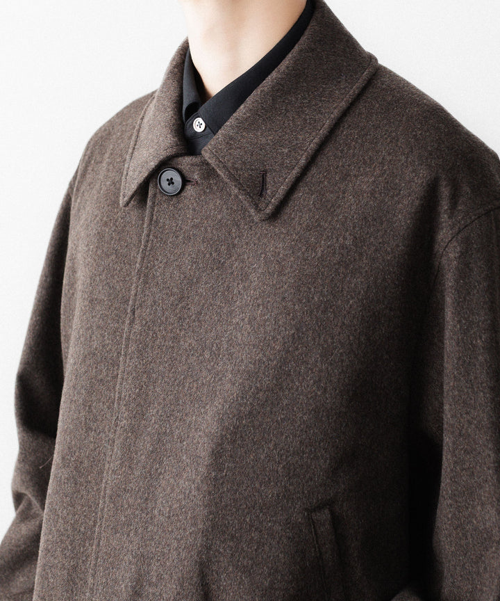 ssstein(シュタイン)のWOOL DOESKIN BUTTON FLY SHORT JACKET - GREY BROWNの公式通販サイトsession福岡セレクトショップ