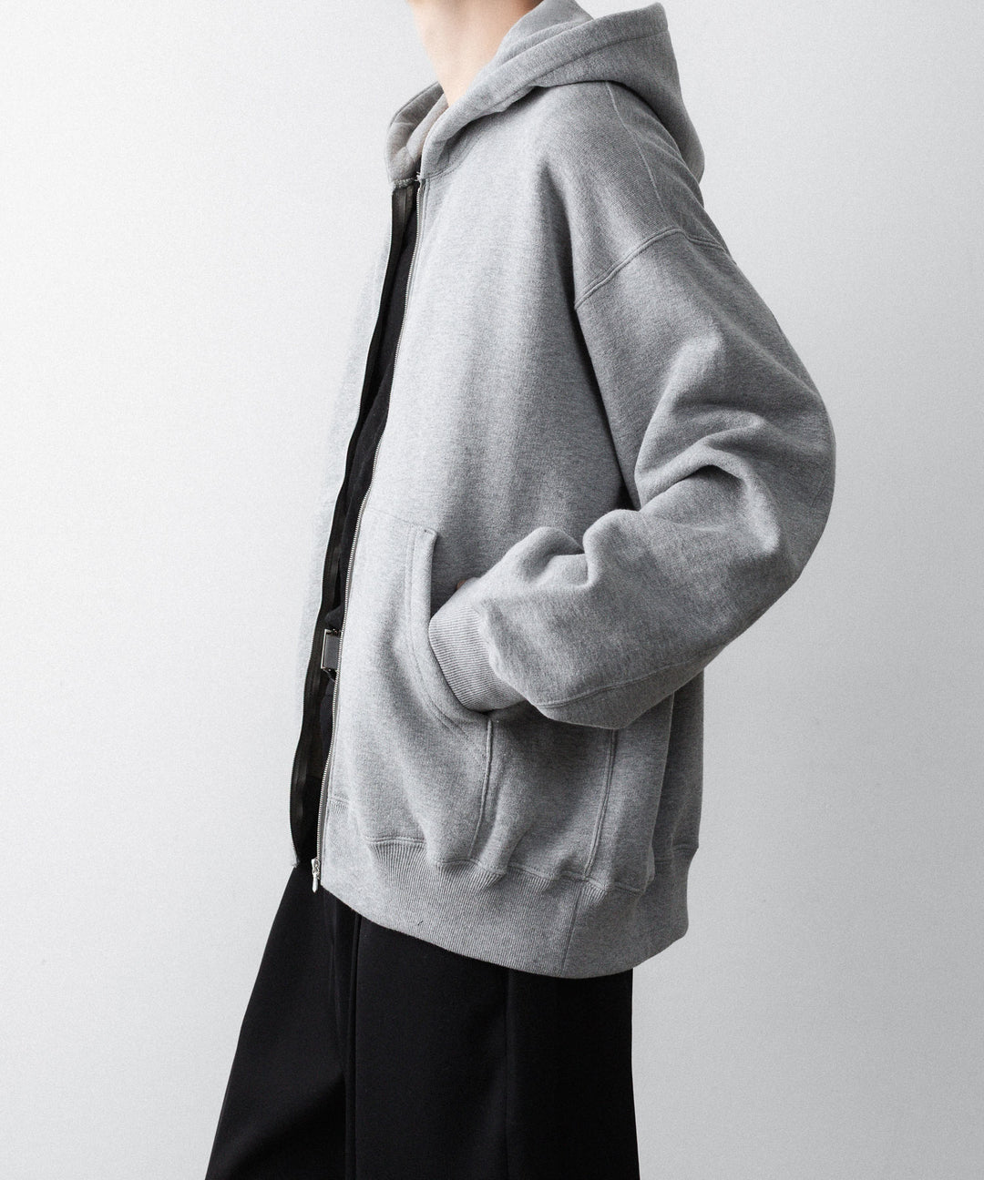 ssstein(シュタイン)のLOOPWHEEL COTTON SWEAT ZIP HOODY - GREYの公式通販サイトsession福岡セレクトショップ