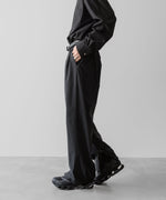 画像をギャラリービューアに読み込む, ssstein(シュタイン)の24AWコレクション WINDBREAKER EASY WIDE TROUSERS - BLACK 公式通販サイトsession福岡セレクトショップ
