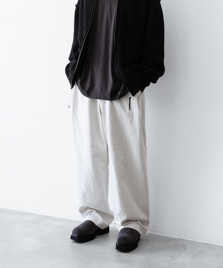 ANTHEM A アンセムエーのWASHED DENIM NO-BRAINER PANTSのECRU 公式通販サイトsession福岡セレクトショップ