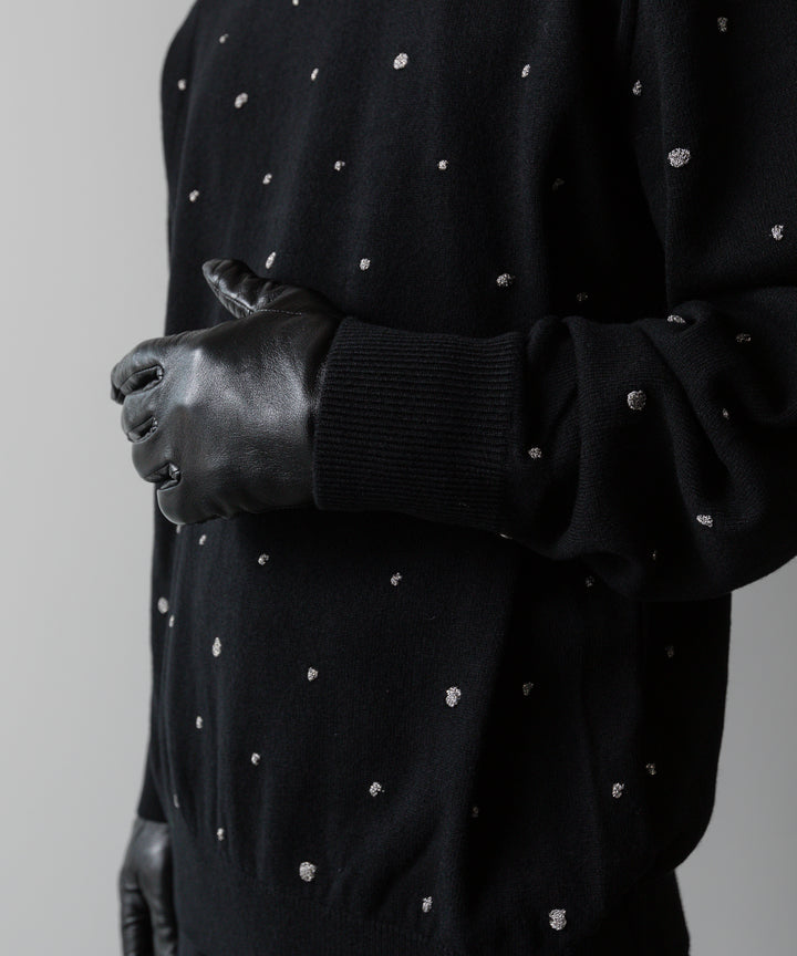 ssstein(シュタイン)の24AWコレクション GLITTER DOTS CREW NECK LS - BLACK 公式通販サイトsession福岡セレクトショップ
