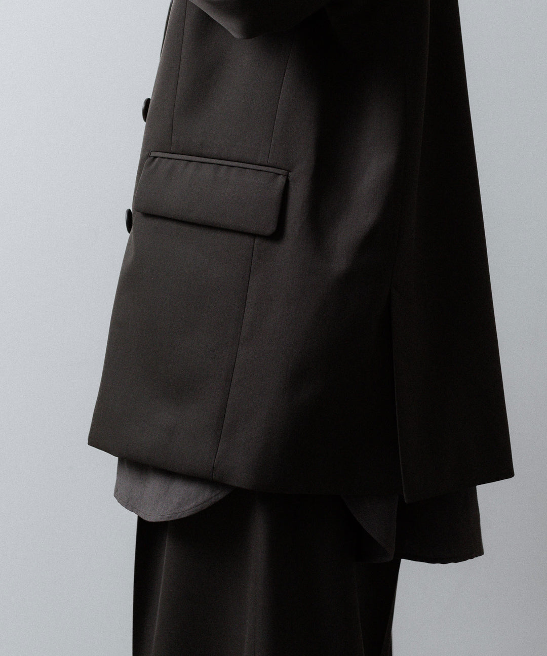 ssstein(シュタイン)のOVERSIZED DOUBLE BREASTED JACKET - GREY KHAKIの公式通販サイトsession福岡セレクトショップ