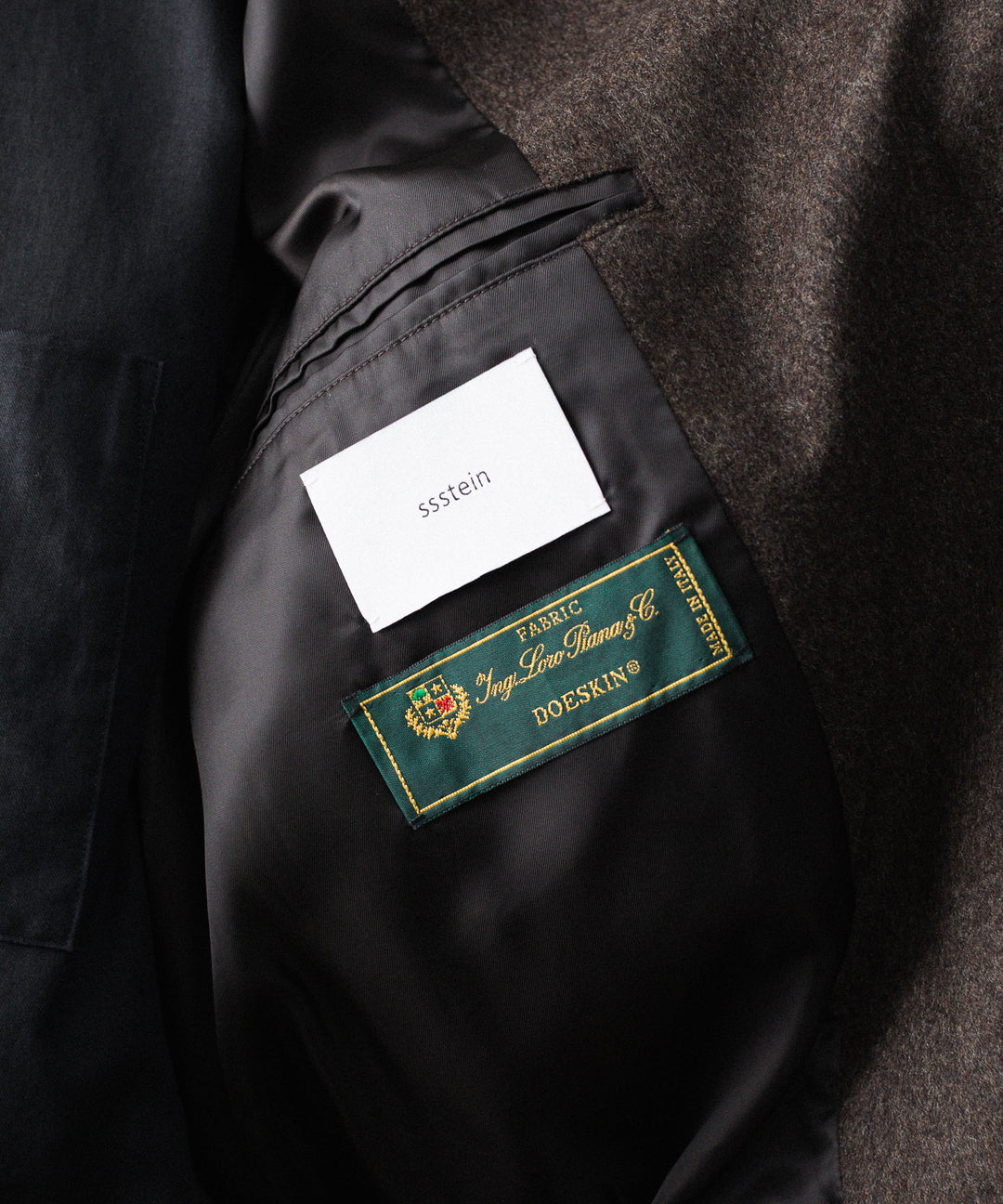 ssstein(シュタイン)のWOOL DOESKIN BUTTON FLY SHORT JACKET - GREY BROWNの公式通販サイトsession福岡セレクトショップ
