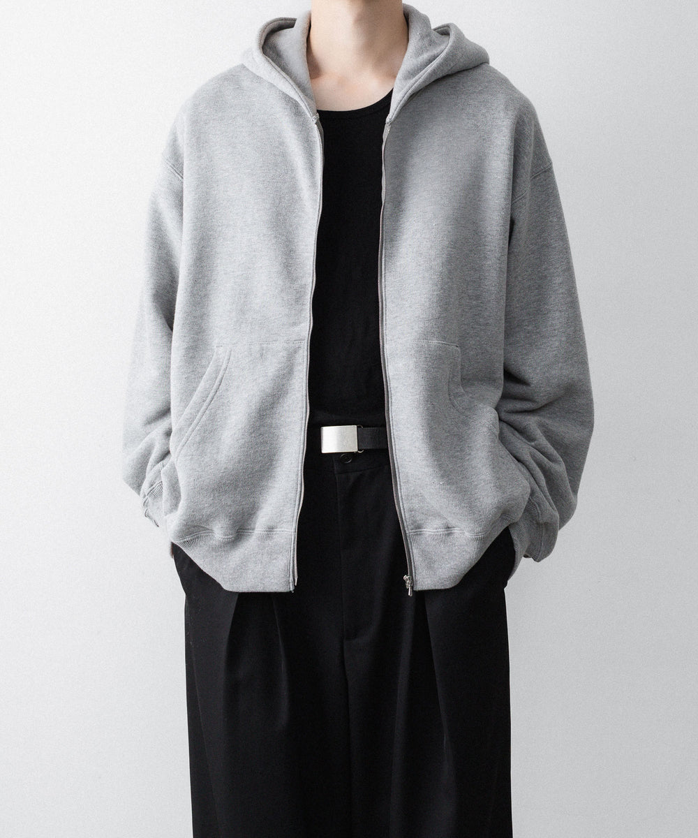 ssstein(シュタイン)のLOOPWHEEL COTTON SWEAT ZIP HOODY - GREYの公式通販サイトsession福岡セレクトショップ