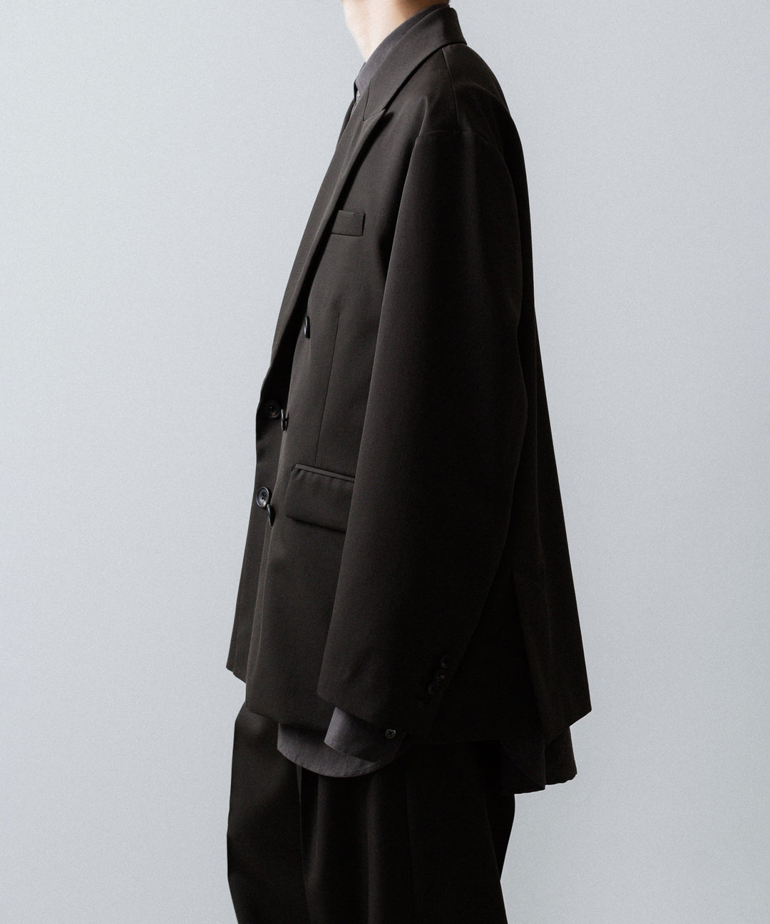 ssstein(シュタイン)のOVERSIZED DOUBLE BREASTED JACKET - GREY KHAKIの公式通販サイトsession福岡セレクトショップ