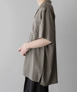 画像をギャラリービューアに読み込む, 【stein】sssteinシュタインのOVERSIZED CUPRO OPEN COLLAR SS SHIRT - G.KHAKI公式通販サイトsession福岡セレクトショップ
