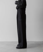 画像をギャラリービューアに読み込む, SUBLATIONS サブレーションズのHEAVY WOOL GABARDINE GURKHA CARGO PANTS - BLACKの公式通販サイトsession福岡セレクトショップ
