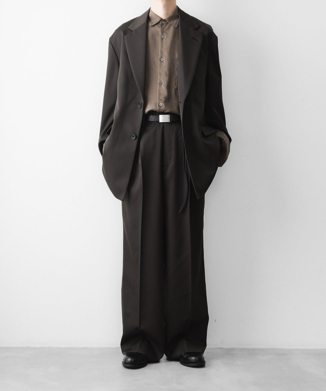 ssstein(シュタイン)のOVERSIZED SINGLE BREASTED LONG JACKET - GREY KHAKIの公式通販サイトsession福岡セレクトショップ
