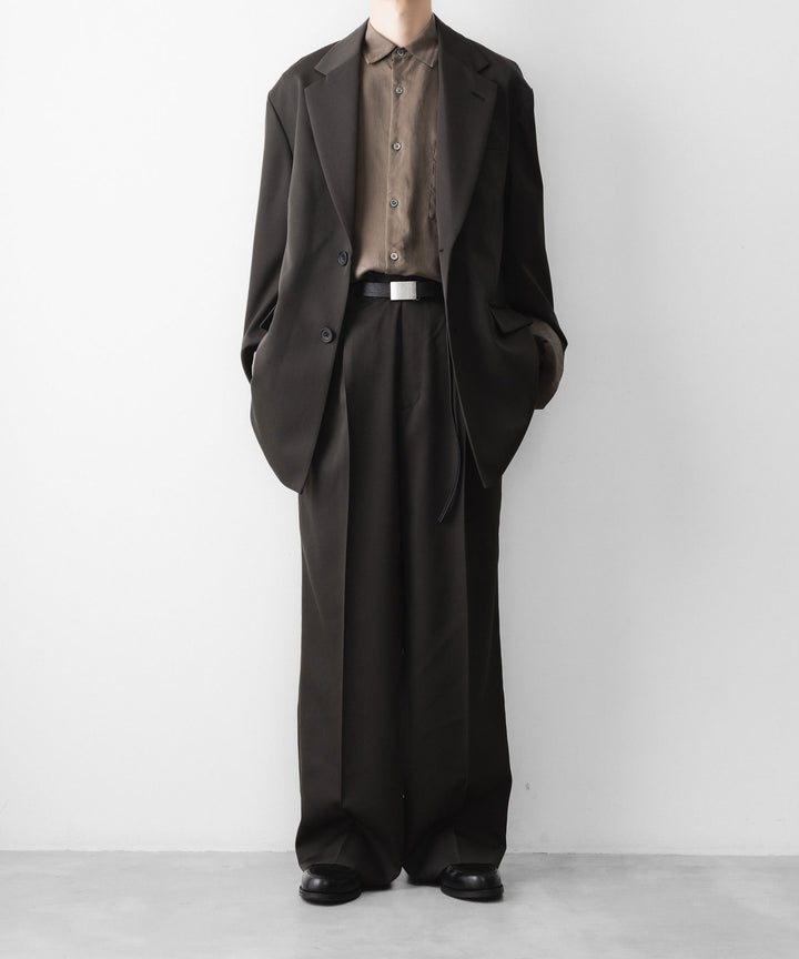 ssstein(シュタイン)のOVERSIZED SINGLE BREASTED LONG JACKET - GREY KHAKIの公式通販サイトsession福岡セレクトショップ