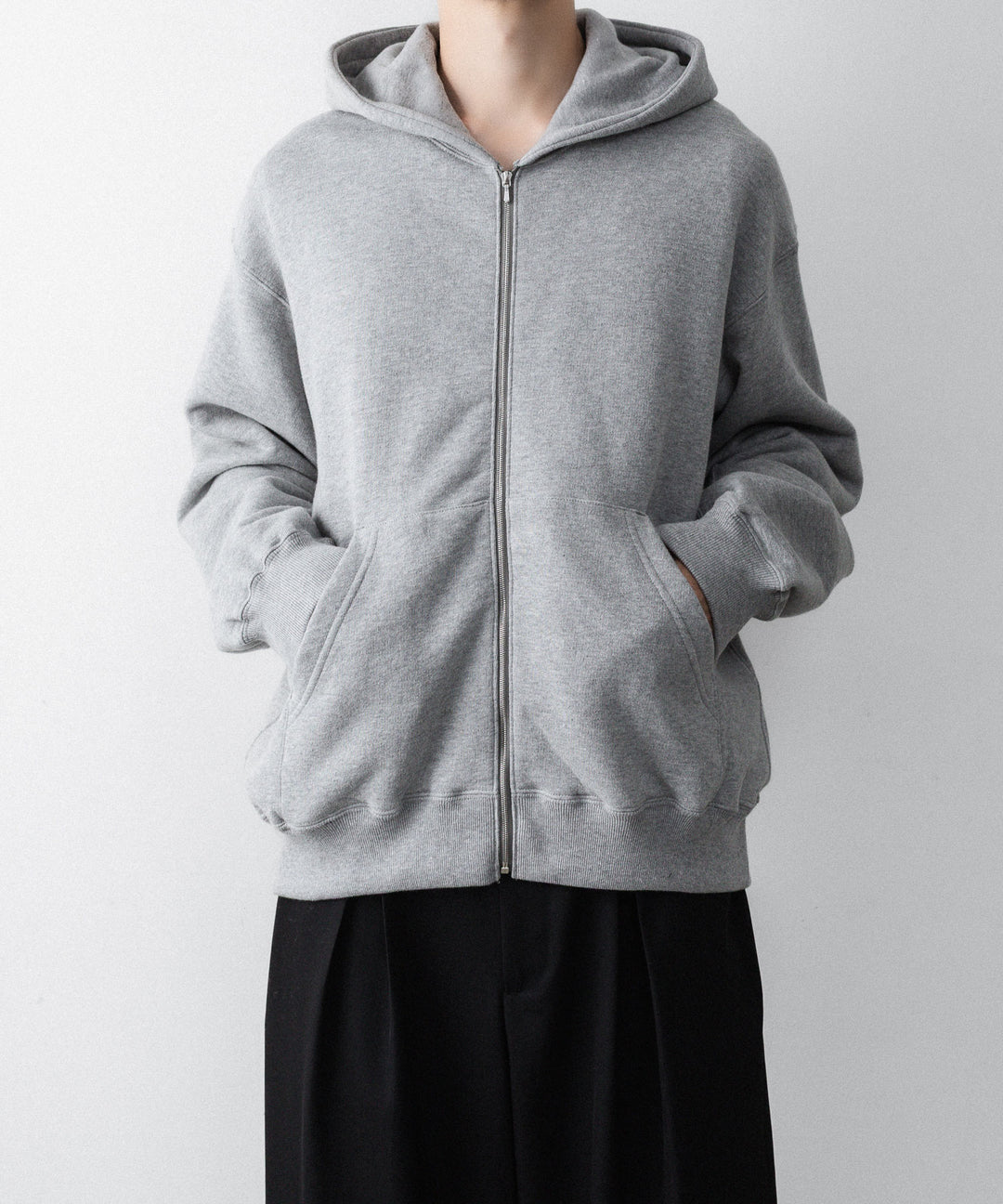 ssstein(シュタイン)のLOOPWHEEL COTTON SWEAT ZIP HOODY - GREYの公式通販サイトsession福岡セレクトショップ