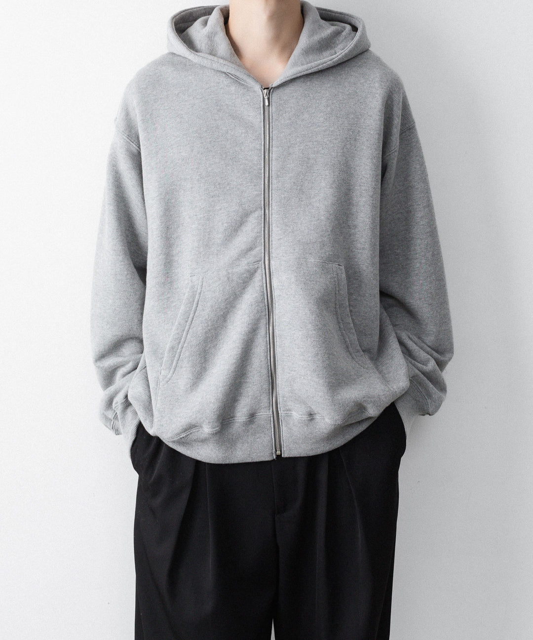 ssstein(シュタイン)のLOOPWHEEL COTTON SWEAT ZIP HOODY - GREYの公式通販サイトsession福岡セレクトショップ