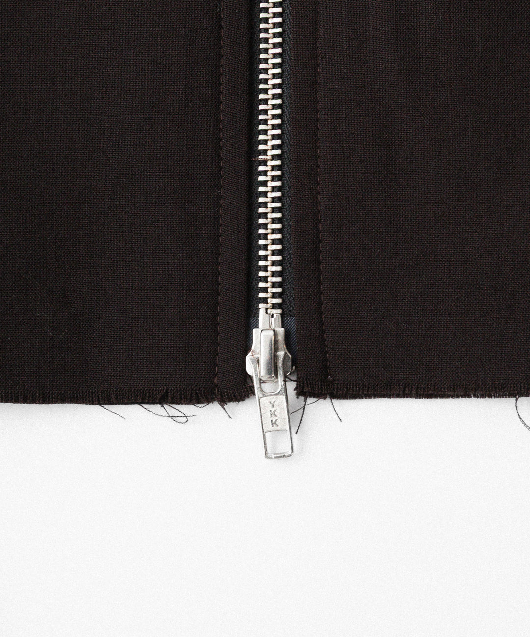 【CODA】BROWN WOOL TILT ZIP JACKET - BROWN