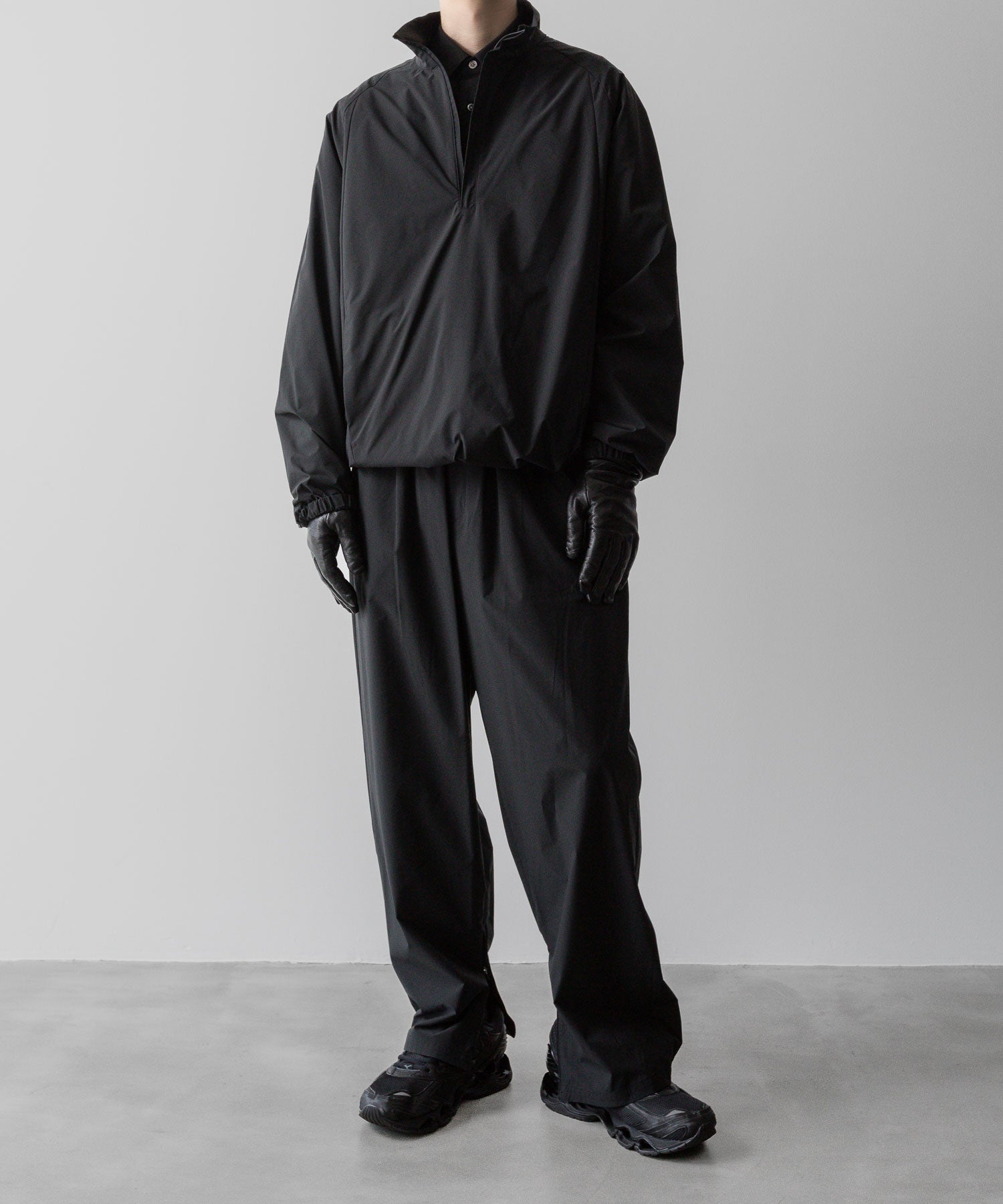 ssstein(シュタイン)の24AWコレクション WINDBREAKER EASY WIDE TROUSERS - BLACK 公式通販サイトsession福岡セレクトショップ