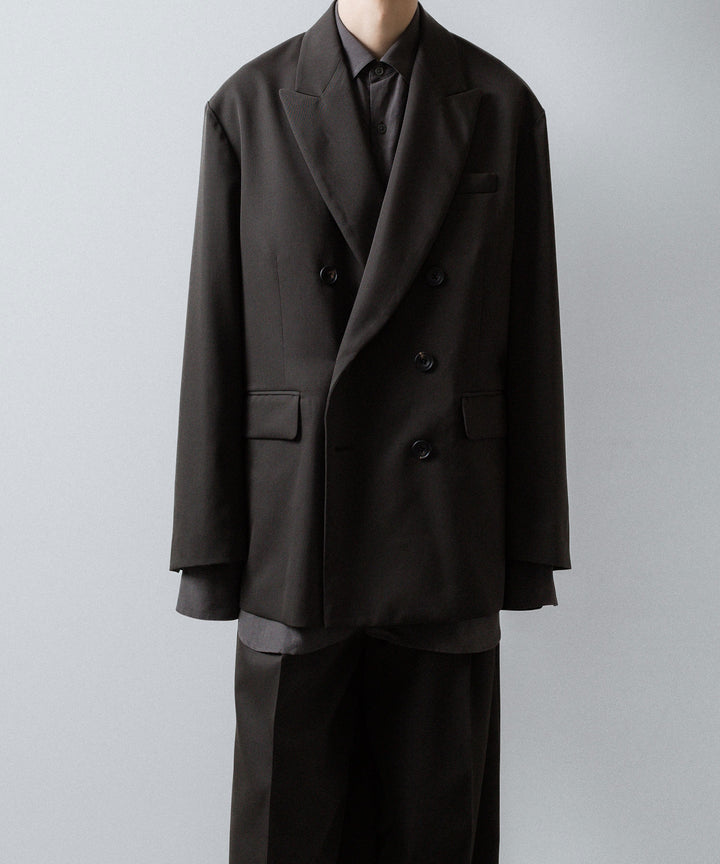 ssstein(シュタイン)のOVERSIZED DOUBLE BREASTED JACKET - GREY KHAKIの公式通販サイトsession福岡セレクトショップ