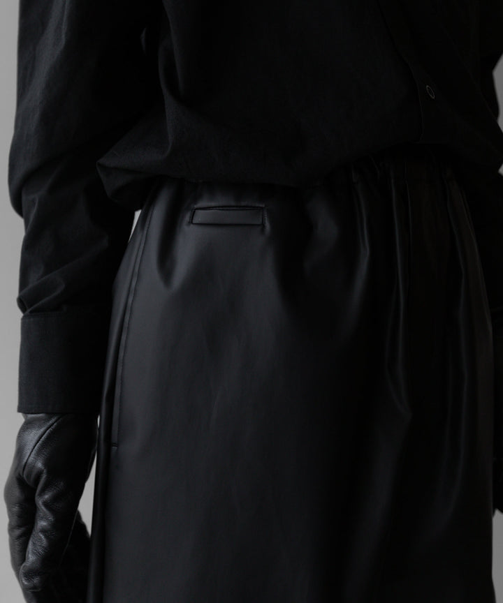 【stein】TRACK EASY TROUSERS - BLACK (AQUA DIMA®︎)