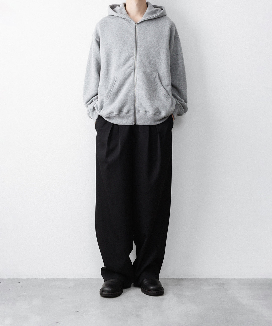 ssstein(シュタイン)のLOOPWHEEL COTTON SWEAT ZIP HOODY - GREYの公式通販サイトsession福岡セレクトショップ