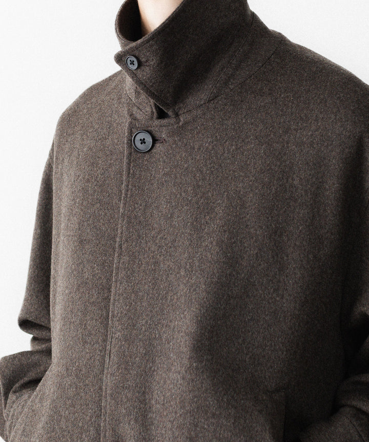 ssstein(シュタイン)のWOOL DOESKIN BUTTON FLY SHORT JACKET - GREY BROWNの公式通販サイトsession福岡セレクトショップ