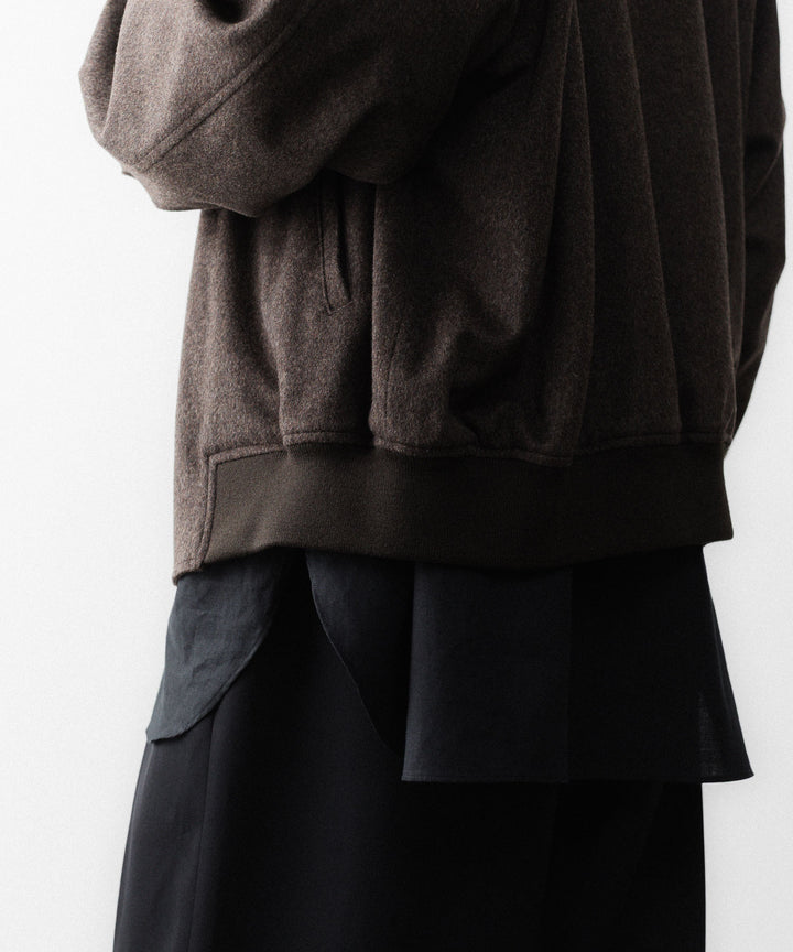 ssstein(シュタイン)のWOOL DOESKIN BUTTON FLY SHORT JACKET - GREY BROWNの公式通販サイトsession福岡セレクトショップ