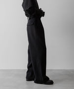 画像をギャラリービューアに読み込む, SUBLATIONS サブレーションズのHEAVY WOOL GABARDINE GURKHA CARGO PANTS - BLACKの公式通販サイトsession福岡セレクトショップ
