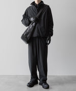 画像をギャラリービューアに読み込む, ssstein(シュタイン)の24AWコレクション WINDBREAKER NYLON HALF ZIP PULLOVER - BLACK 公式通販サイトsession福岡セレクトショップ
