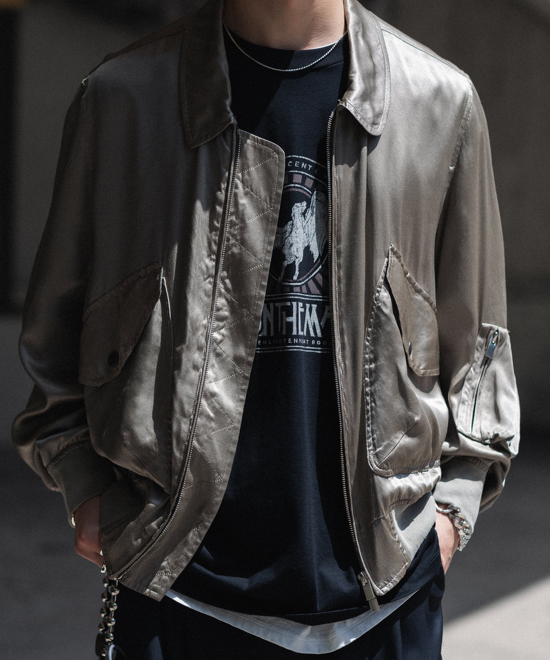 【ANTHEM A】ANTHEM A BAND T-SHIRT - BLACK