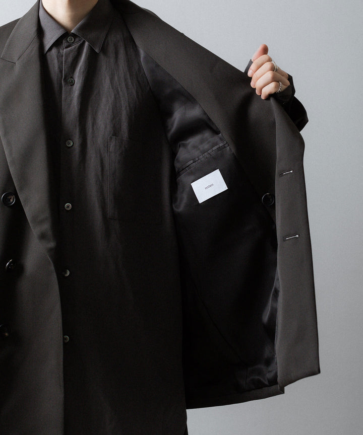 ssstein(シュタイン)のOVERSIZED DOUBLE BREASTED JACKET - GREY KHAKIの公式通販サイトsession福岡セレクトショップ