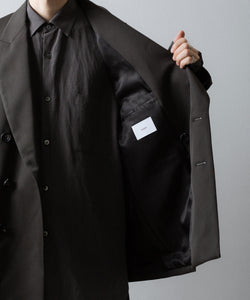 ssstein / シュタイン】OVERSIZED DOUBLE BREASTED JACKET - GREY