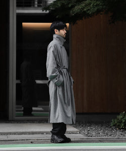 ssstein / シュタイン】OVERSIZED DOUBLE BREASTED COAT - GREY | 公式