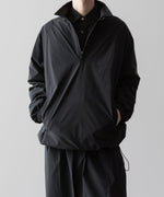 画像をギャラリービューアに読み込む, ssstein(シュタイン)の24AWコレクション WINDBREAKER NYLON HALF ZIP PULLOVER - BLACK 公式通販サイトsession福岡セレクトショップ
