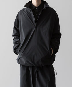 ssstein(シュタイン)の24AWコレクション WINDBREAKER NYLON HALF ZIP PULLOVER - BLACK 公式通販サイトsession福岡セレクトショップ