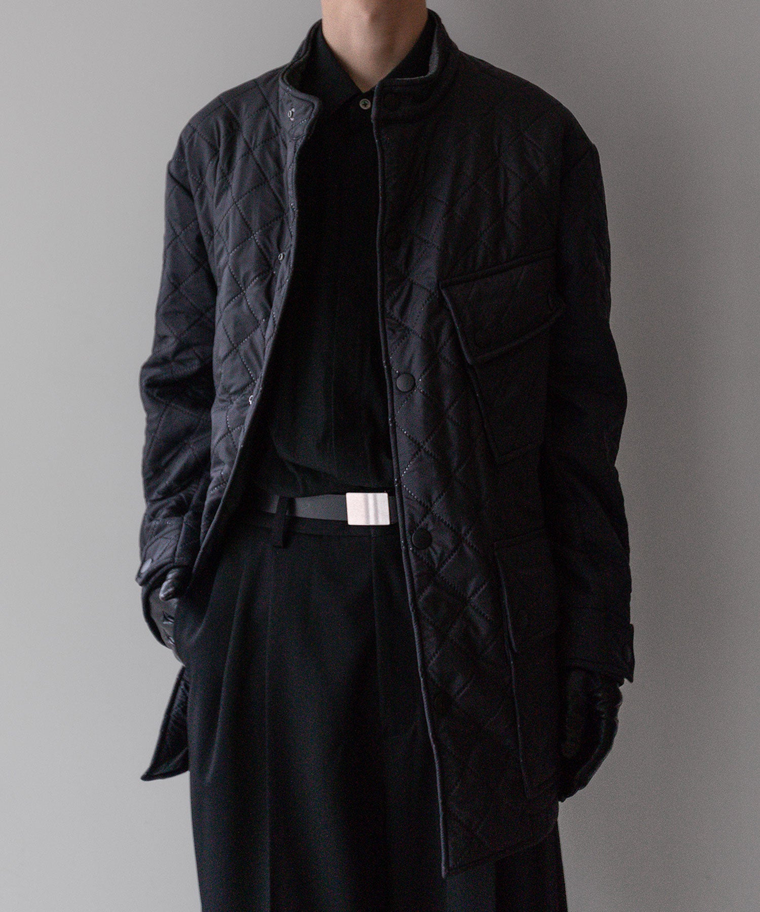 【UJOH】PINSONIC STAND COLLAR BLOUSON - BLACK 公式通販サイト session福岡セレクトショップ