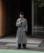 画像をギャラリービューアに読み込む, ssstein(シュタイン)のOVERSIZED DOUBLE BREASTED COAT - GREYの公式通販サイトsession福岡セレクトショップ
