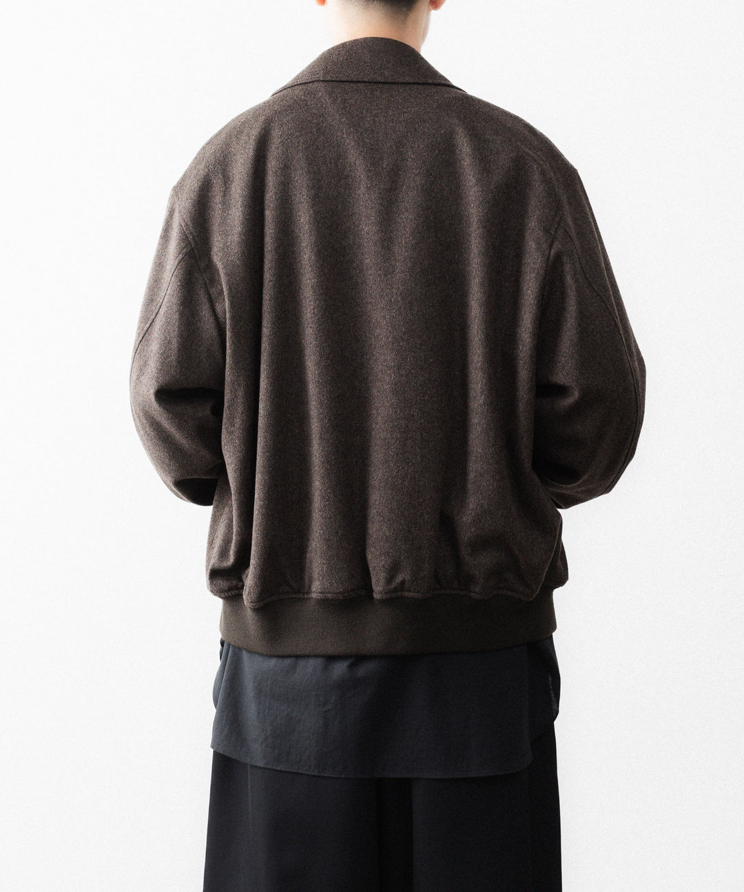 ssstein(シュタイン)のWOOL DOESKIN BUTTON FLY SHORT JACKET - GREY BROWNの公式通販サイトsession福岡セレクトショップ